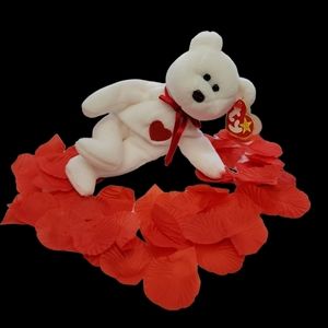 Ty Beanie Baby 4058 Vintage Valentino  '93/'94 Brown Nose Black Eyes